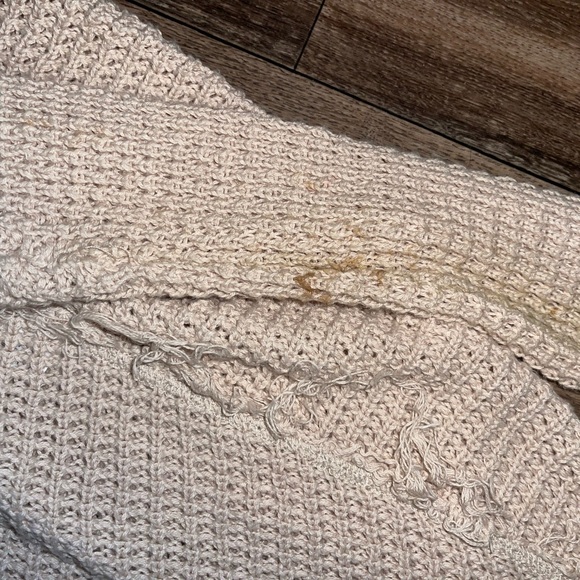 Elan Tunic Distressed Knit High Low Sweater - Picture 11 of 13